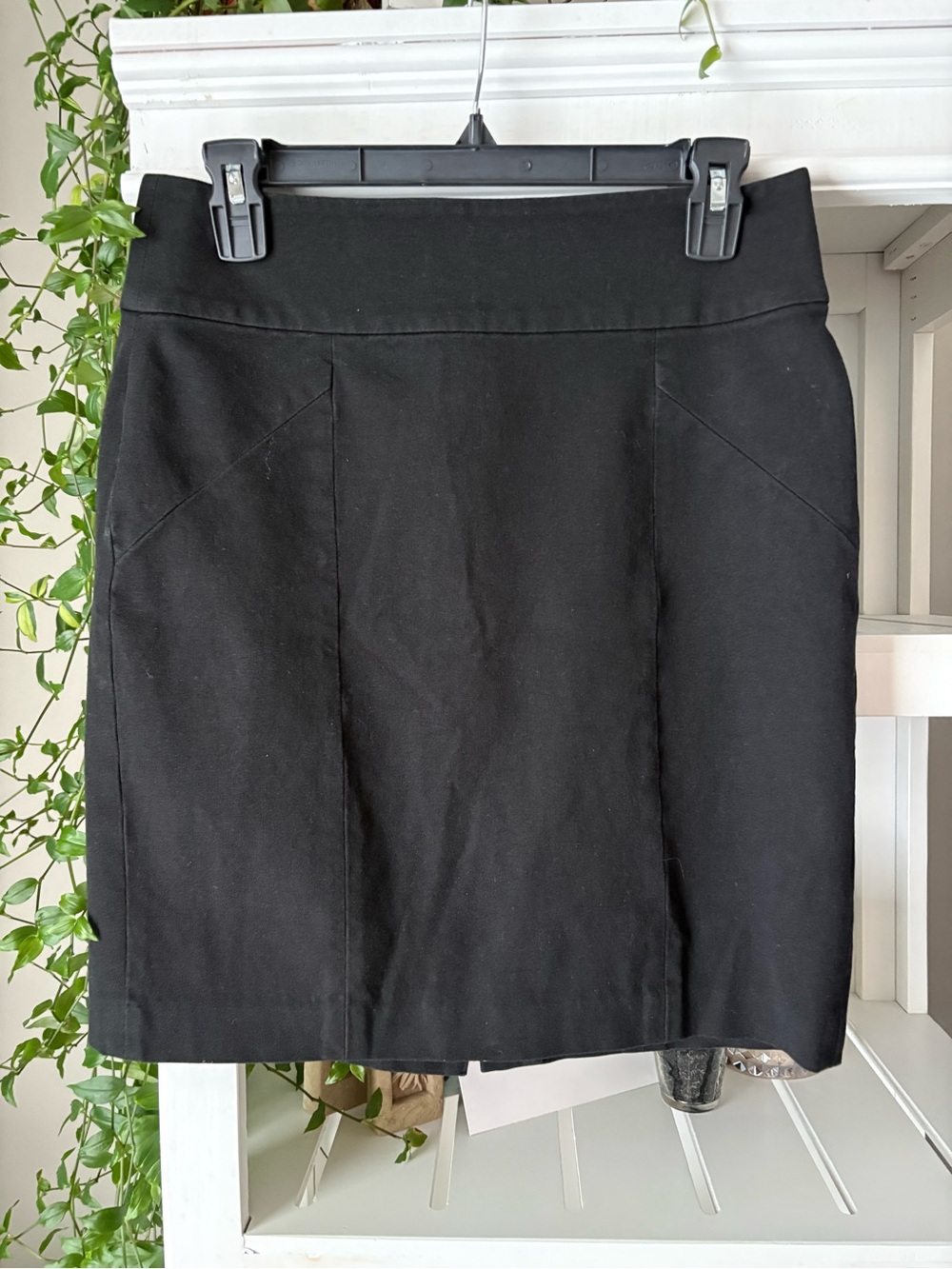 Banana Republic Black Pencil Skirt with Panel Seams